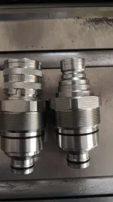 Hydraulic Quick-Connect Coupler Kit AT406474 AT406475 for John Deere 320E 323E 328E 326E 329E 332E 318E 333E 319E
