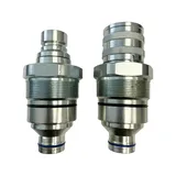 Male Female Flat Face Coupler Kit 7246799 7246802 for Bobcat S740 S130 S150 S160 S175 S185 S205 S250 sale