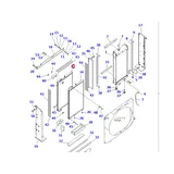 Oil Cooler 208-03-71131 for Komatsu PC450-7 PC400-7 PC350-8 PC300-8 Excavator