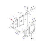 Buy Oil Cooler 22F-03-31140 for Komatsu Excavator PC27MR PC30MR PC35MR