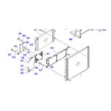 Buy Oil Cooler 22U-03-22120 22U-03-22130 22U-03-28430 for Komatsu PC228US-3 Excavator
