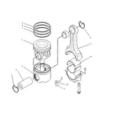 Piston Crown 149-5566 for Caterpillar CAT 3406E Engine in USA online