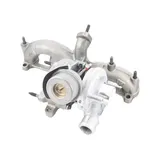 Turbo GT1749V Turbocharger 03G253014R With Exhaust Manifold for Audi Engine ALH/AHF/AJM/AUY PDUI online