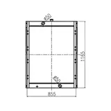Buy Water Tank Engine Radiator 13G11000 202-00092H 202-00092C 202-00092E 202-00092G for Doosan Excavator S255LC-V