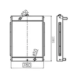 Water Tank Engine Radiator 2202-9061A-01 for Doosan Excavator S220LC-V online