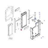 Water Tank Engine Radiator 22B-03-31411 for Komatsu Excavator PC138US-10 online