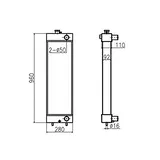 Buy Water Tank Engine Radiator 3263865 for Caterpillar CAT Excavator E312D Old