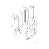 Water Tank Engine Radiator Assembly 205-03-31110 For Komatsu Excavator PC200-8E0 PC200LC-8E0 online