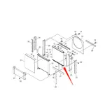 Water Tank Engine Radiator Core ASS'Y 4428333 For Hitachi Crawler Mounted Aerial Platform HX64B HX64B-2 online