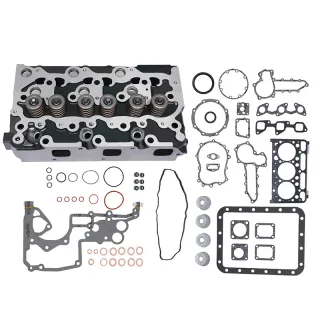 D1703 Engine Complete Cylinder Head With Full Gasket Kit for Kubota Tractor L3240 L3400 L3540 L3800 L39 Excavator KX91-3S2 KX91-3S2CA U35-3S2 U35-S2CA