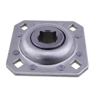 1-1/8" Square Disc Harrow Flange Bearing Unit FD208R1 ST208-1N Bolt Holes 0.531" x 0.529" for Farming