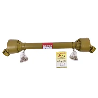 Tractor PTO Shaft Driveshaft for 1-3/8" x 6 Spline Both Ends 31.5"-43.3" Length Series 1