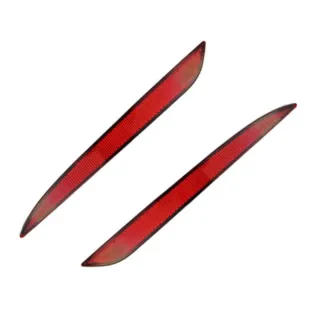 1 Pair Rear Bumper Reflector Tail Lamp Brake Lights 1626227-00-B 1626226-00-C for 2017-2022 Tesla Model Y
