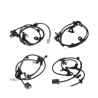 1 Set ABS Wheel Speed Sensor Front and Rear 89542-52010 89543-52010 89516-0D030 89516-0D040 for Toyota Yaris 2008-2013 Scion xD