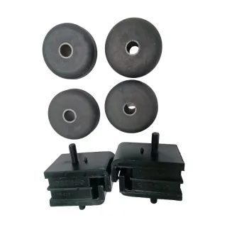 1 Set Engine Mounting Rubber Cushion 4177883 4255652 for Hitachi Excavator EX100-2 EX100-3 EX120-3 EX120K-3