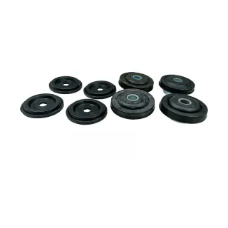 1 Set Engine Mounting Rubber Cushion YW02P01003P2 for Kobelco Excavator SK135SR SK200SR ED150 SK160LC-6E SK115SRDZ