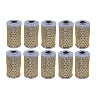 10 Pcs Fuel Filter 1G311-43380 for Kubota Engine D722 D782 D902 Z482 Z602 Tractor L M Series