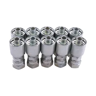 10 Pcs Hydraulic Hose Fitting With 5/8" Female JIC Swivel 10643-10-8 for Parker