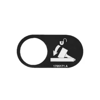 10 PCS Jib Stowed Decal 1705171 for JLG Boom Lift 1100S 1200SJP 1350SJP 1250AJP 1500AJP