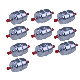 Aftermarket Donaldson P550090 Fram G15 Fleetguard FF5006 WIX 33003 John Deere AT101565 Caterpillar CAT 130-4634 Hyster 1346283 3/8" Universal Metal Fuel Filter
