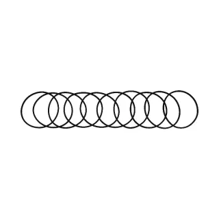 10 Pieces Float Bowl Gasket 16010-ZE2-812 951-11589 for Honda Engine GX110 GX120 GXV140 GXV160 GX240 GX270 GX340 GX390