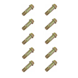 10 Pieces Hub Bolt 42423-32880-71 for Toyota Engine 11Z 1FZ 3F 13Z Forklift 02-5FD33 02-5FD35 02-5FG33 02-5FG35 5FD33 5FD35 5FG33 5FG35 02-5FD40 02-5FD45