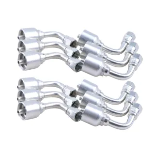 10PCS Hydraulic Hose Fitting With 1/4'' Female JIC 13943-4-4 for Parker