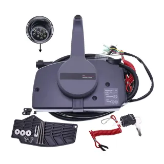 10Pin Marine Side Mount Remote Control Box for Yamaha 703-48207-22-00 Push