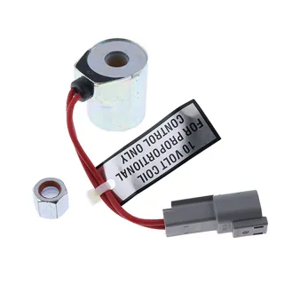 10V Valve Coil 6717706 for Bobcat 751 763 853 A220 A300 S220 S250 T190 T200 Loader