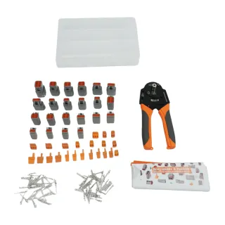 116 Pcs Deutsch DTM Connector Starter Kit & Crimper