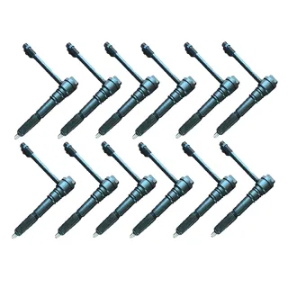 12 Pcs Fuel Injector 6215-11-3600 for Komatsu Engine SDA12V140-1 SDA12V140E-1