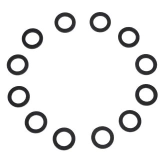 12 PCS Gearcase Drain Screw Seal Marine Lower Unit Gasket 12-19183-3 for Mercury Mercruiser Outboards