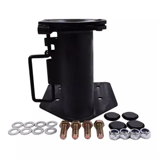12" Wheel RV Camper Adapter to Gooseneck Ball Conversion Kit