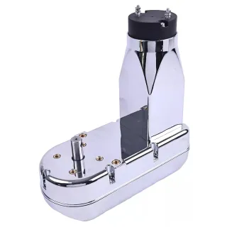 12V 1.2HP 73:1 54RPM 900W Dump Truck Roll Tarp Motor Chrome Cover