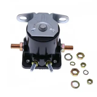 12V 100A 4-Terminal Starter Solenoid A21481 A57069 for CASE Engine 188 A301D Tractor 1030 430 530 700 800 900 930 940 1150 1170