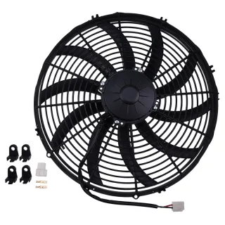 Replacement for SPAL 12V 16.00" High Performance Pusher Fan 30102047 VA18-AP70/LL-86S Straight Blades