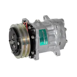 12V 2PK 125mm SD7H13 A/C Compressor VOE14525502 for Volvo Excavator ECR58 ECR88 EC55C EC60E ECR58 EW60C