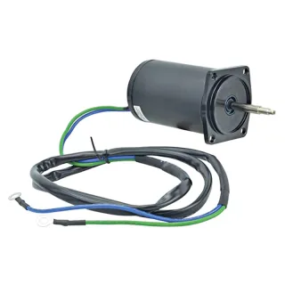 12V 2 Wire 4 Bolt Power Trim Motor 6H5-43880-09-00 for Yamaha Outboard Marine Engine 40HP 50HP 1985-1992