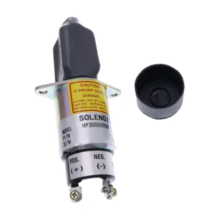 12V 3 Terminals Fuel Stop Solenoid Valve 1700-2526 1751-12A2U1B1S1A replace Woodward