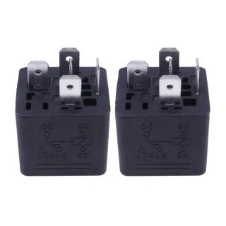 2 Pieces 12V 5-Terminal Relay RE68327 LVA13729 RE240999 for John Deere Engine 3029 4045 6090 Loader 324E 326D 328D 329D 332D 333D Tractor 1640 4200 5200 6600 7200 9200