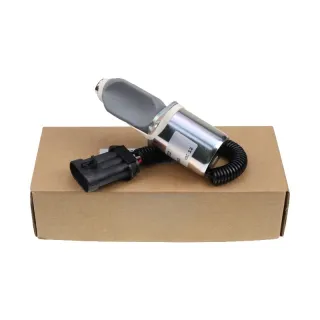 12V Diesel Shutoff Solenoid Valve 6667993 for Bobcat Excavator 231 325 328 334 337 341 Loader 743 751 763 773 S150 S175 S185 T190