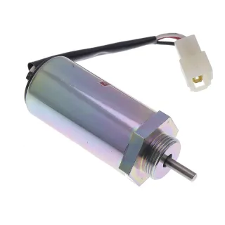 12V Fuel Shutoff Solenoid 8973295680 for IHI Excavator 16N 17NE 30J 30UJ 30NX 32J 35J 35N 350NX 38UJ 35UJ 35N 40JX 45NX