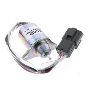 12V Shut Off Stop Solenoid YM119233-77932 for Komatsu Engine 3D76E-6 3D82AE-6 4D88-6 Excavator PC20MR-2 PC55MR-3 PC75R-2