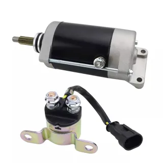 12V Starter Motor with Solenoid Relay 4013059 4012001 for Polaris UTV 2011-2012 Ranger RZR XP 900