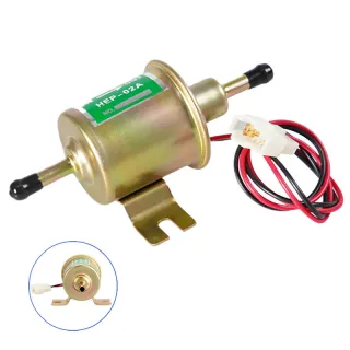 12V Universal 2.5-4 PSI Gas Diesel Inline Low Pressure Electric Fuel Pump HEP02A