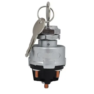 12V Universal Ignition Switch 2-GM Style Keys 4Position On Off Start ACC for Car Truck