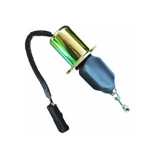 12V Fuel Stop Solenoid PJ7413147 for Volvo Excavator EC14