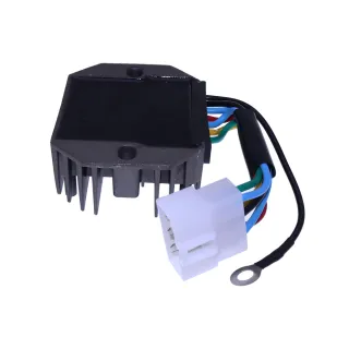 12V Voltage Rectifier Regulator 6 Wire 19267-64601 For Kubota Garden Tractor G1700 G1800 G1900 G2000