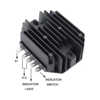 12V Voltage Regulator 129150-77710 for Yanmar 3TNE74 Engine John Deere JD670 JD770 JD870 Utility Tractor
