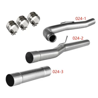 4'' Cat and DPF Delete Pipe for Duramax Engine 6.6L Chevrolet Silverado GMC Sierra 2500HD 3500HD 2011-2015
